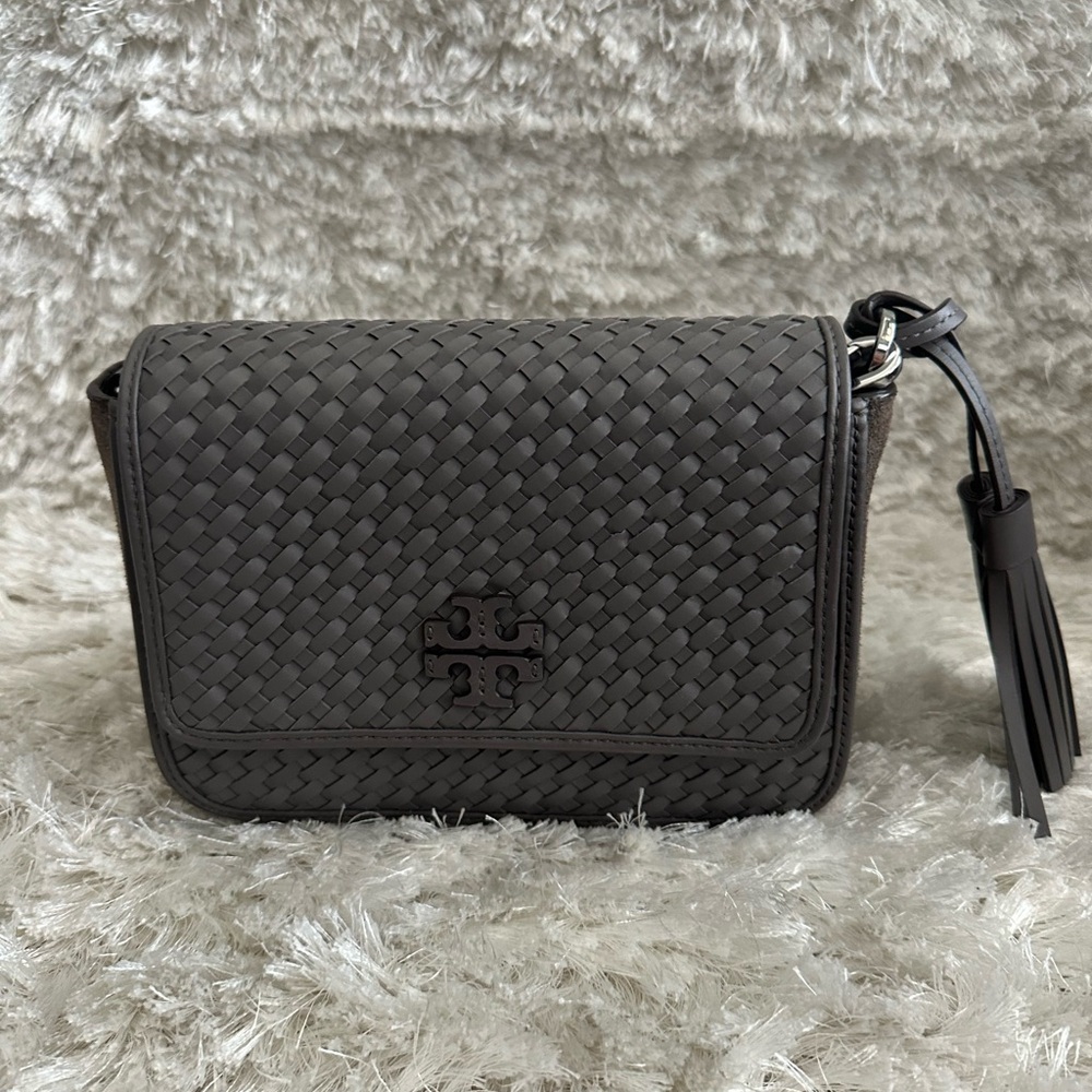 Tori Burch Woven Web Crossbody
